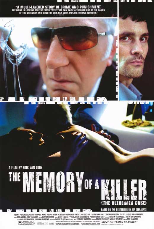 Memory of a Killer Movie Poster Print featuring vibrant colors and cinematic imagery.