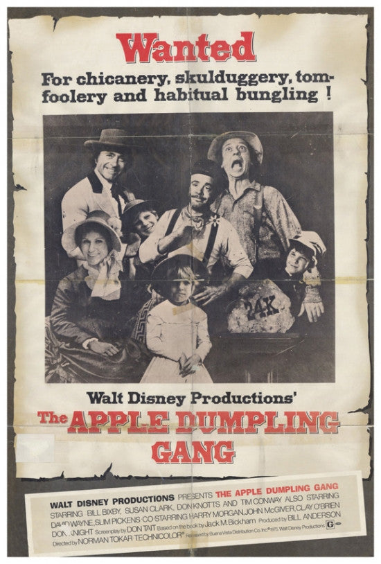 The Apple Dumpling Gang Movie Poster Print - 27x40 | Posterazzi
