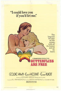 Butterflies Are Free Movie Poster Print showcasing classic film art.