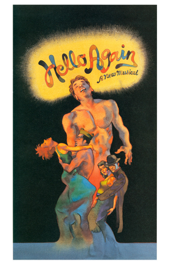 Hello Again Movie Poster Print showcasing stage play artwork.