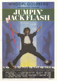 Jumpin Jack Flash Movie Poster Print featuring vibrant design