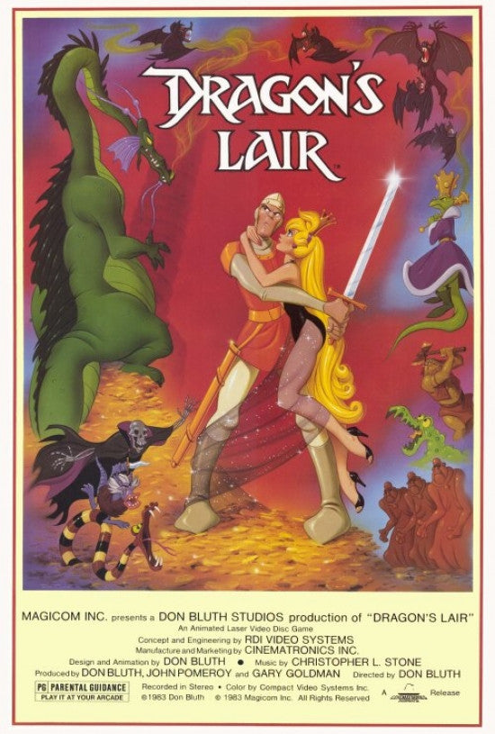 Dragon's Lair Movie Poster Print 27x40 | Posterazzi