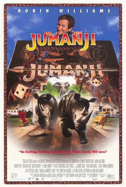 Jumanji Movie Poster Print (27x40) | Posterazzi