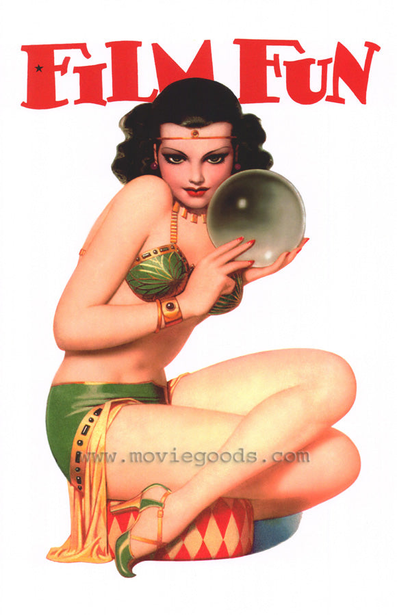 Film Fun Movie Poster Print showcasing vibrant colors and classic cinema theme.