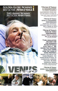 Venus Movie Poster Print showcasing stunning cinematic artwork.