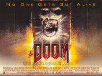 Doom Movie Poster Print featuring action-packed visuals