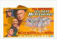 The Magnificent Seven Movie Poster Print showcasing classic Western film characters.