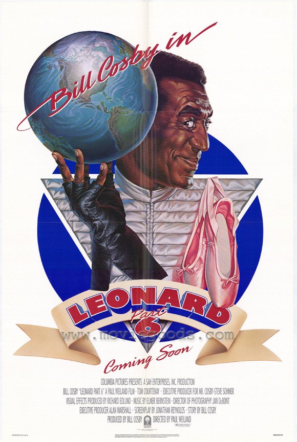 Leonard Part 6 Movie Poster Print showcasing vibrant comedy art.