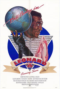 Leonard Part 6 Movie Poster Print showcasing vibrant comedy art.