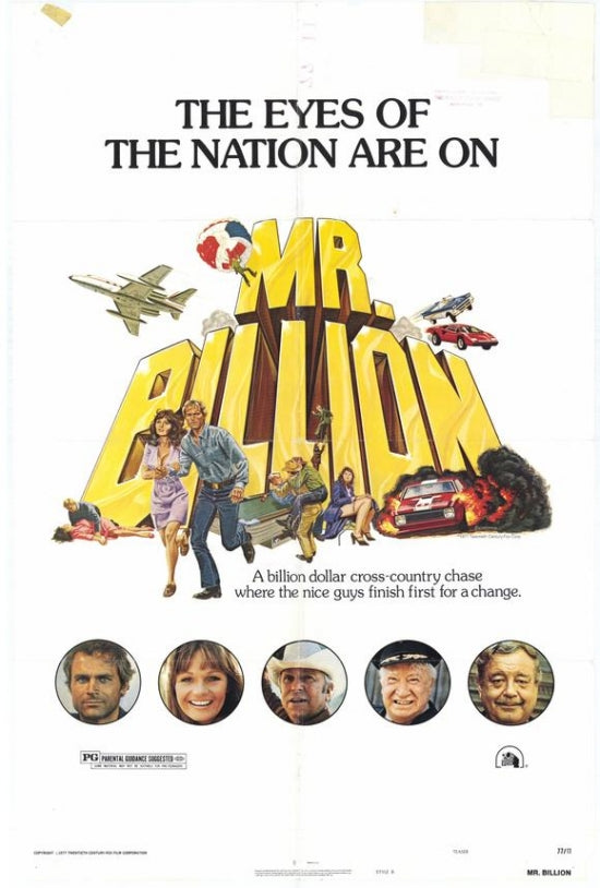 Mr. Billion Movie Poster Print showcasing classic film artwork.