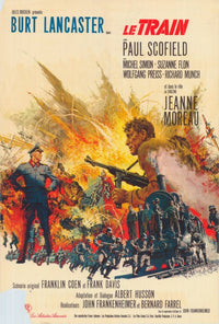 The Train Movie Poster Print featuring cinematic artwork.