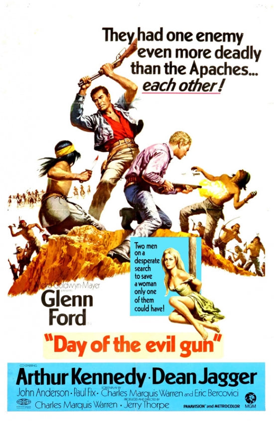 Day of the Evil Gun Movie Poster Print showcasing classic Western film art.
