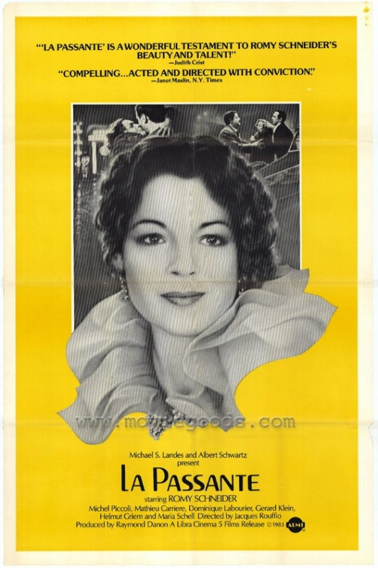 La Passante Movie Poster Print featuring classic film art.
