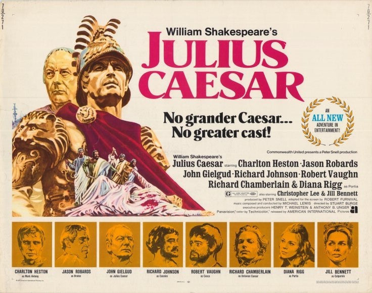 Julius Caesar Movie Poster Print (11x17) | Posterazzi