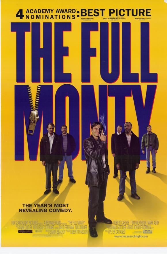 The Full Monty Movie Poster Print showcasing iconic film art.