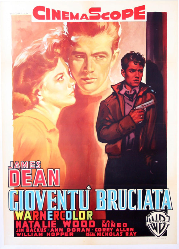 Rebel Without a Cause Movie Poster Print showcasing classic cinema.
