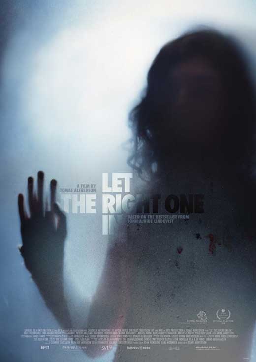 Let the Right One In movie poster print showcasing eerie beauty and cinematic art.