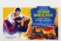 Gone with the Wind Movie Poster Print featuring iconic film art.