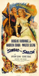 Sinbad the Sailor Movie Poster Print featuring classic adventure art.