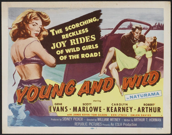 Young and Wild Movie Poster Print showcasing youthful exuberance.