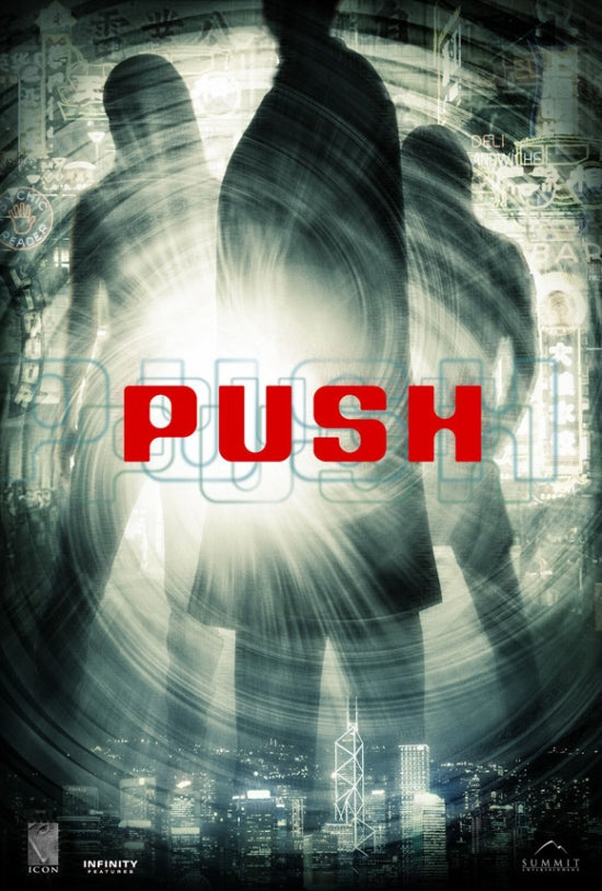 Push Movie Poster Print showcasing thrilling artwork.