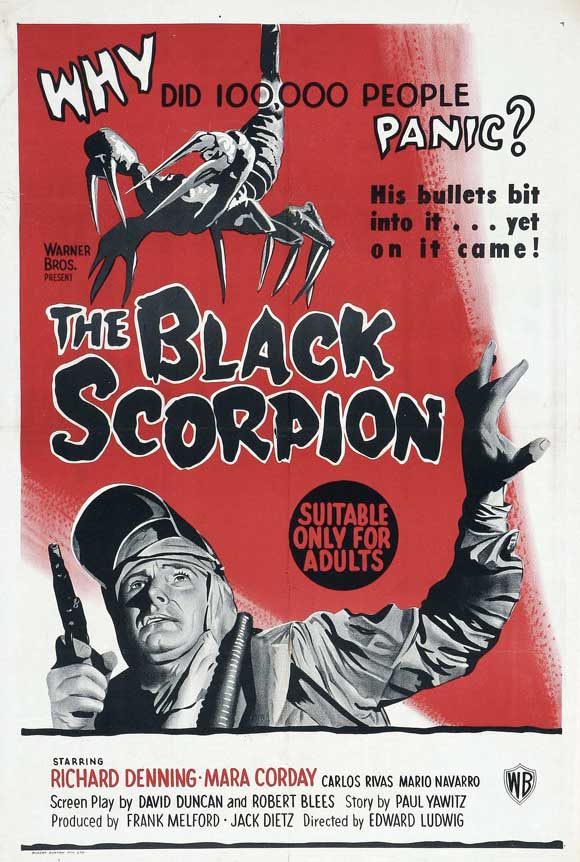 The Black Scorpion Movie Poster Print showcasing classic film artwork.