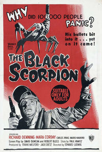 The Black Scorpion Movie Poster Print showcasing classic film artwork.