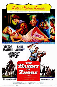 Bandit of Zhobe Movie Poster Print showcasing thrilling adventure imagery.
