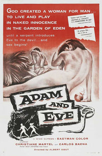 Adam and Eve Movie Poster Print showcasing classic film artwork.