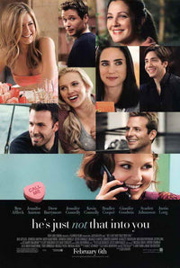 He's Just Not That Into You Movie Poster Print featuring vibrant colors and humorous theme.