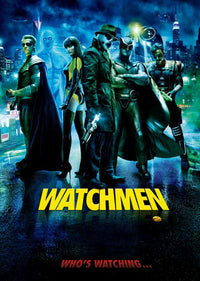 Watchmen Movie Poster Print depicting iconic graphic novel characters.