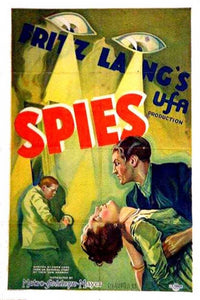 Spies Movie Poster featuring thrilling espionage design
