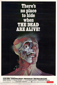 The Dead Are Alive Movie Poster Print showcasing horror cinema art.
