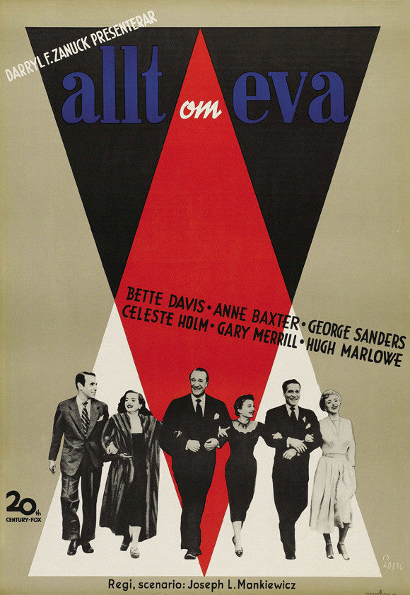 All About Eve Movie Poster Print (27 x 40)