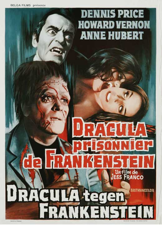 Dracula: Prisoner of Frankenstein & Werewolf's Shadow Movie Poster Print