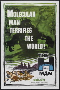 The H-Man Movie Poster Print showcasing vintage sci-fi art.