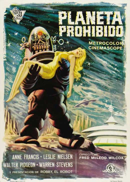 Forbidden Planet Movie Poster Print (27x40) - Pop Culture Graphics