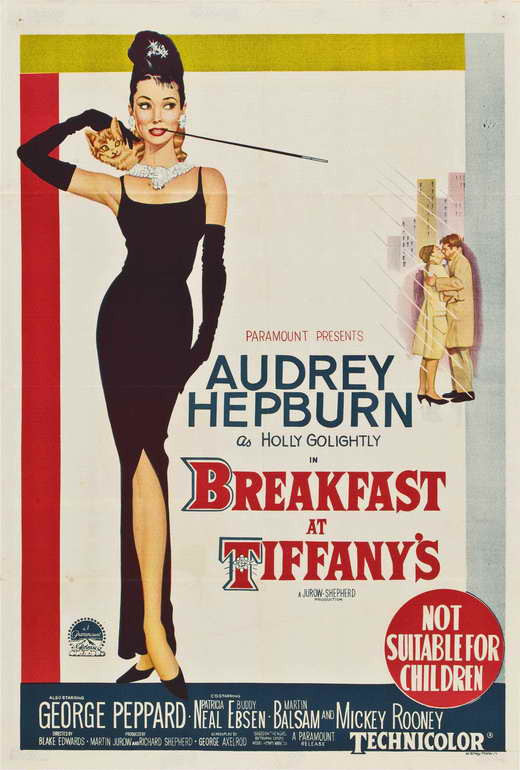 Breakfast at Tiffany's Movie Poster Print - 27x40
