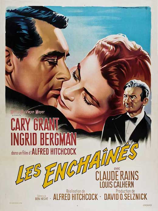 Notorious Movie Poster Print showcasing cinematic art.