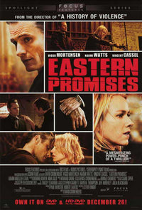 Eastern Promises Movie Poster Print showcasing film art.