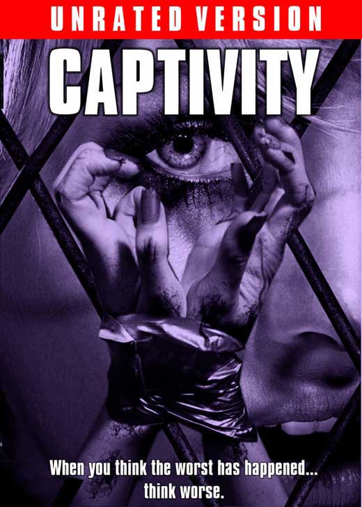 Captivity Movie Poster Print showcasing suspenseful film art