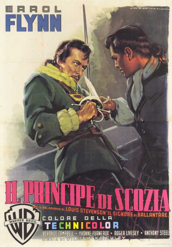 The Master of Ballantrae Movie Poster Print featuring classic film art.