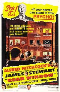 Rear Window Movie Poster Print (27x40) - Classic Alfred Hitchcock Film