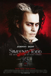 Sweeney Todd: The Demon Barber of Fleet Street Movie Poster Print 27x40