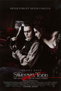 Sweeney Todd: The Demon Barber of Fleet Street Movie Poster Print 27x40