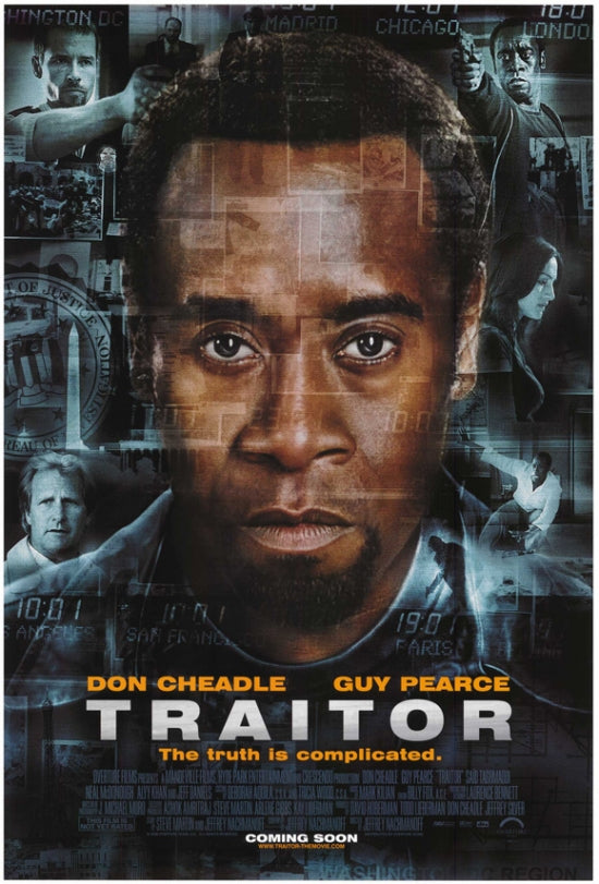 Traitor Movie Poster Print showcasing dramatic film imagery.