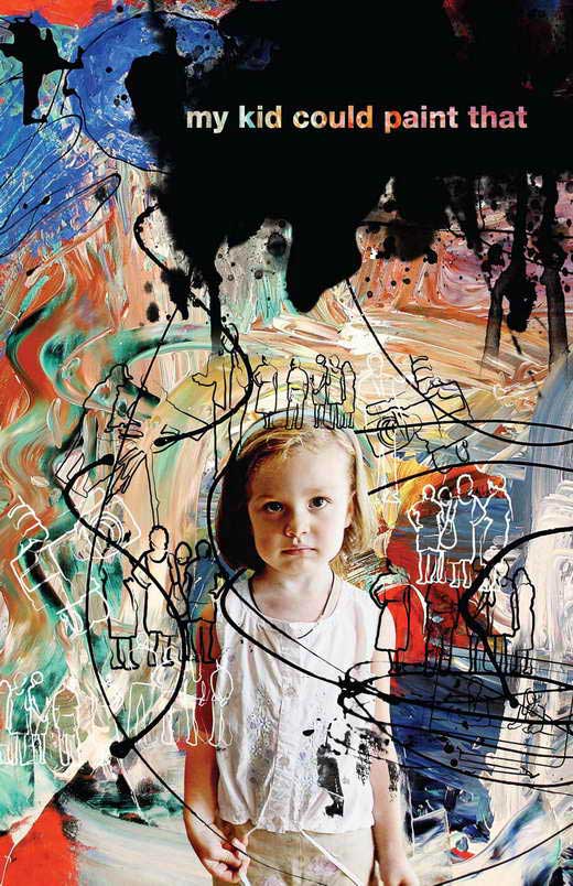 My Kid Could Paint That Movie Poster Print showcasing vibrant colors and contemporary art.