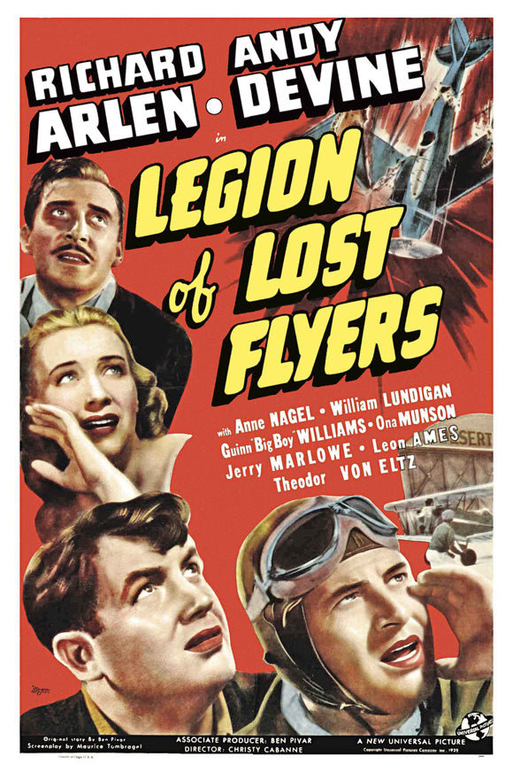 Legion of Lost Flyers Movie Poster Print featuring vibrant artwork.