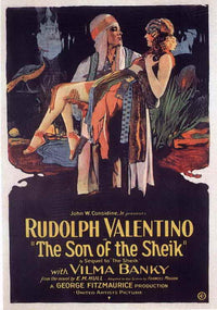 Son of the Sheik Movie Poster Print featuring classic film artwork.