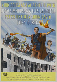 Spartacus Movie Poster Print showcasing classic film art.